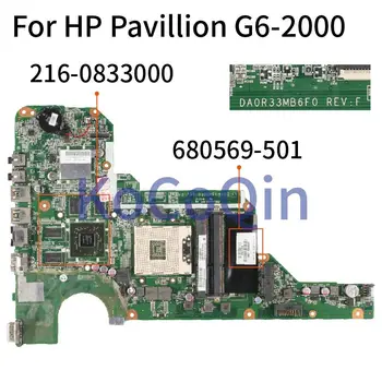 DA0R33MB6E0 Laptop placa-mãe Para o HP Pavillion G4-2000 G6-2000 G7-2000 placa-mãe DA0R33MB6F1 680569-001 680569-501 SLJ8E